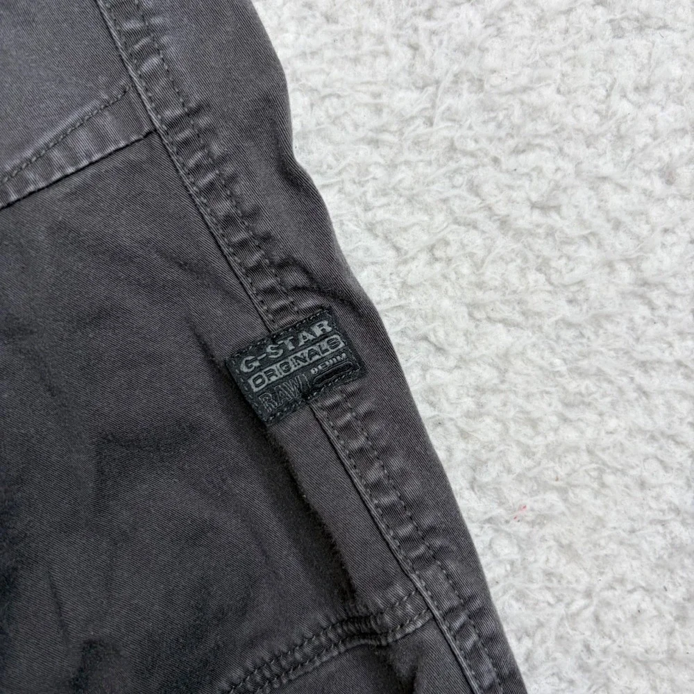 G-Star Raw Rovic 3D Tapered Cargo Pants Mens 36x38 Dark Grey Paratrooper Y2K